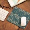 il_fullxfull.6131069940_rvxi.jpg William Morris Mouse Pad - Tulip, Desk Organization, Non-Slip Rubber Base