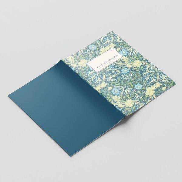 William Morris Seaweed Pocket Notebook | Vintage Floral Arts & Crafts