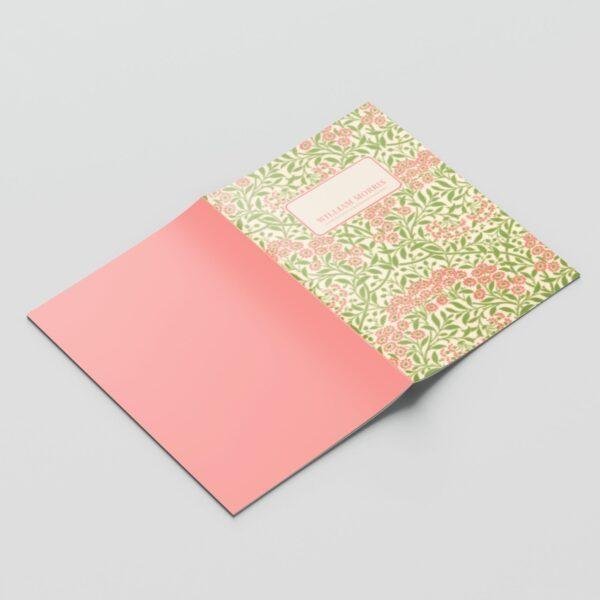 William Morris Michaelmas Daisy Notebook | Vintage Floral Sketchbook