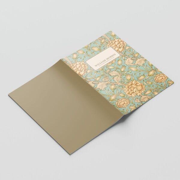 William Morris Wild Tulip Pocket Notebook | Arts & Crafts Floral Sketchbook