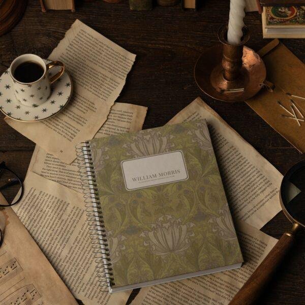 William Morris Helena Notebook | Vintage Floral A5 Journal