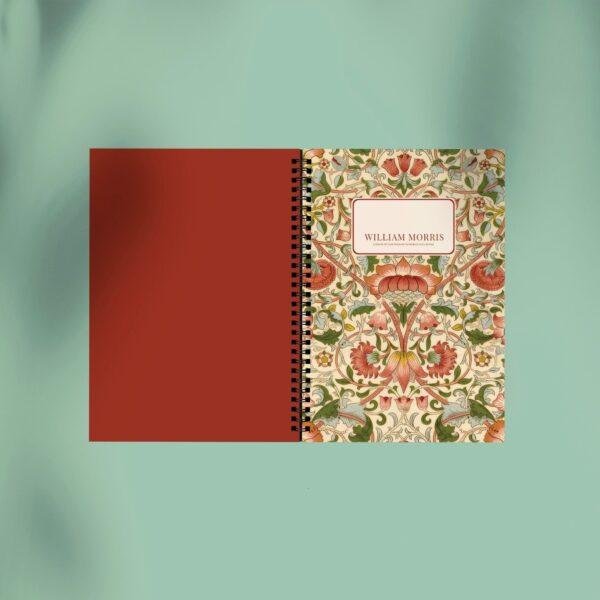 William Morris Loddon Notebook | Arts & Crafts Floral Journal