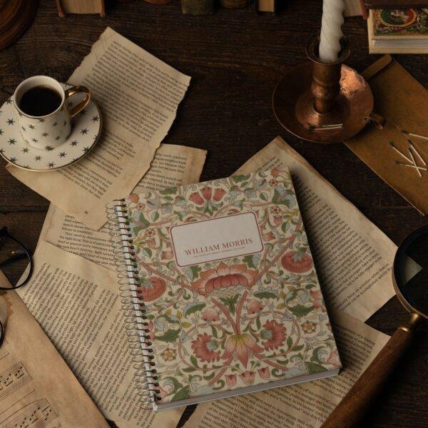 William Morris Loddon Notebook | Arts & Crafts Floral Journal