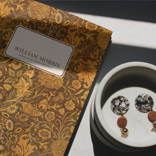 William Morris Floral Pocket Notebook | Arts & Crafts Sketchbook