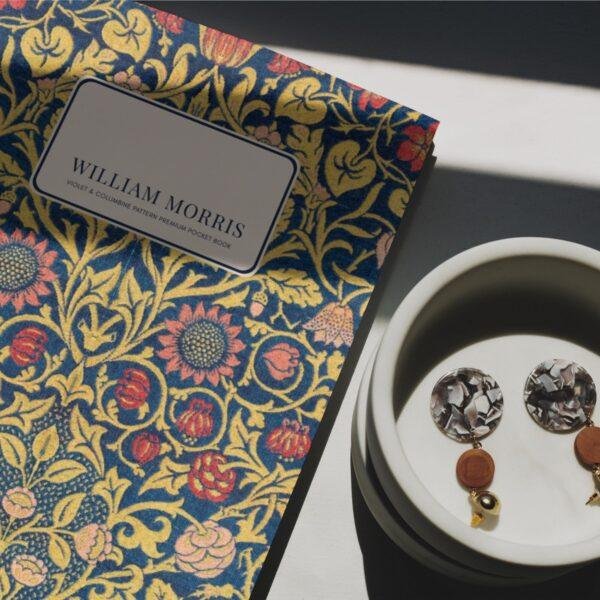 William Morris Pocket Notebook | Vintage Floral Arts & Crafts