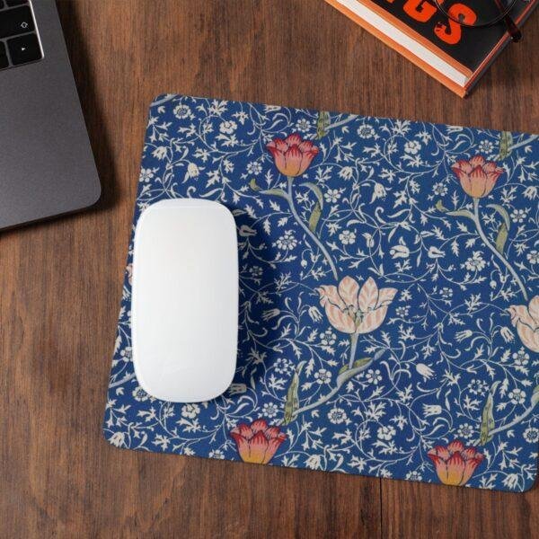 William Morris Mouse Pad - Medway, Desk Organization, Non-Slip Rubber Base