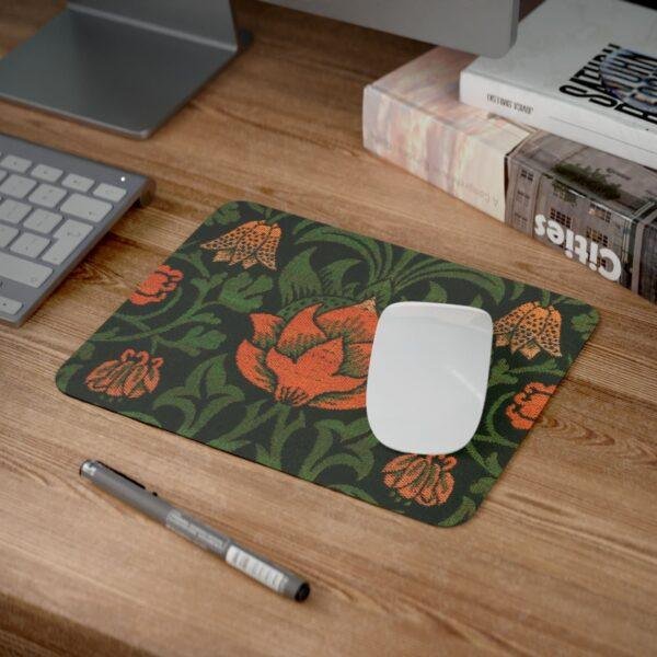 il_fullxfull.6176557157_2ldi.jpg William Morris Mouse Pad - Violet & Columbine, Desk Organization, Non-Slip Rubber Base