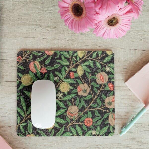 William Morris Fruit Mouse Pad – Arts & Crafts Desk Decor