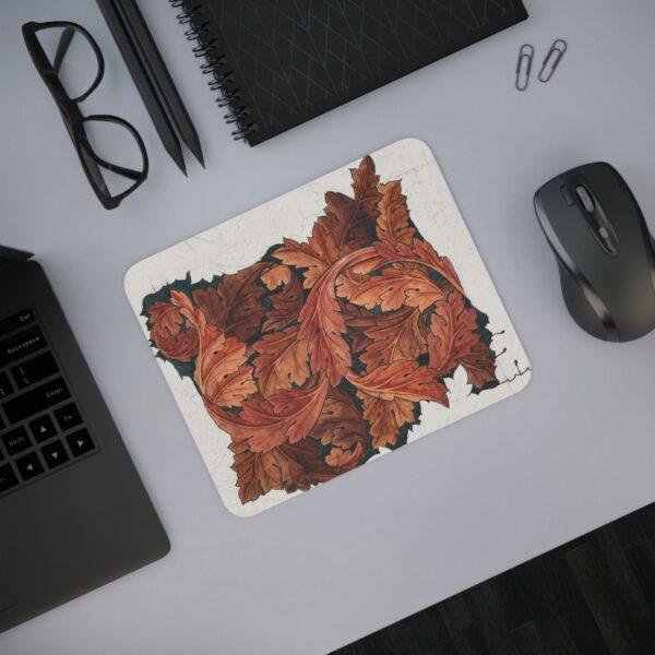 William Morris Mouse Pad - Acanthus, Desk Organization, Non-Slip Rubber Base