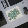 il_fullxfull.6176563113_ed2d.jpg William Morris Mouse Pad - Anemone, Desk Organization, Non-Slip Rubber Base