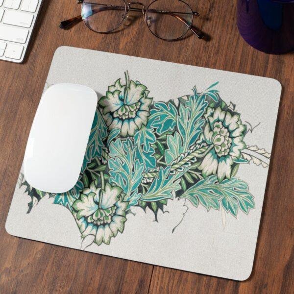 il_fullxfull.6176563183_7nc2.jpg William Morris Mouse Pad - Anemone, Desk Organization, Non-Slip Rubber Base