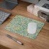 William Morris Mouse Pad - Jasmine, Desk Organization, Non-Slip Rubber Base