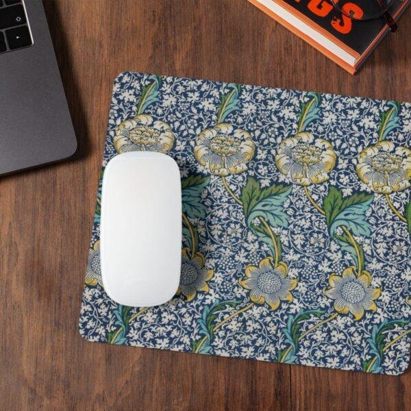 William Morris Mouse Pad – Kennet Grove Floral Desk Decor