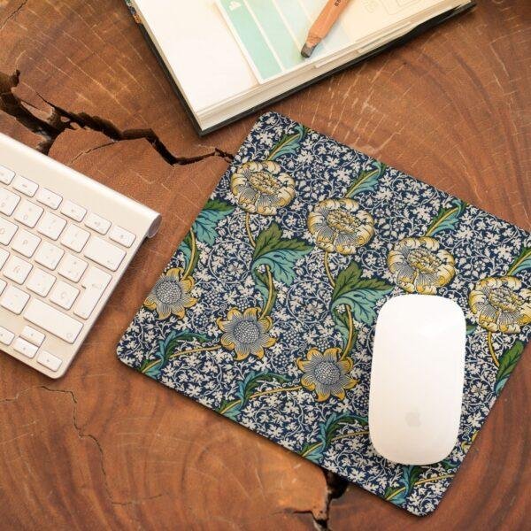 William Morris Mouse Pad – Kennet Grove Floral Desk Decor