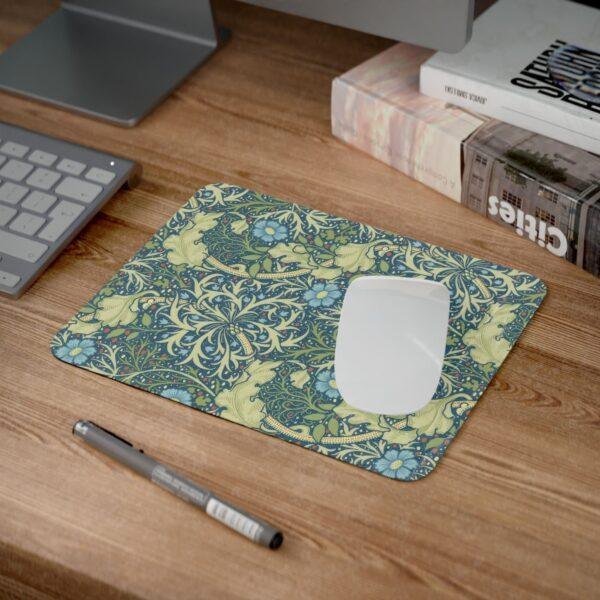William Morris Mouse Pad - Seaweed, Desk Organization, Non-Slip Rubber Base