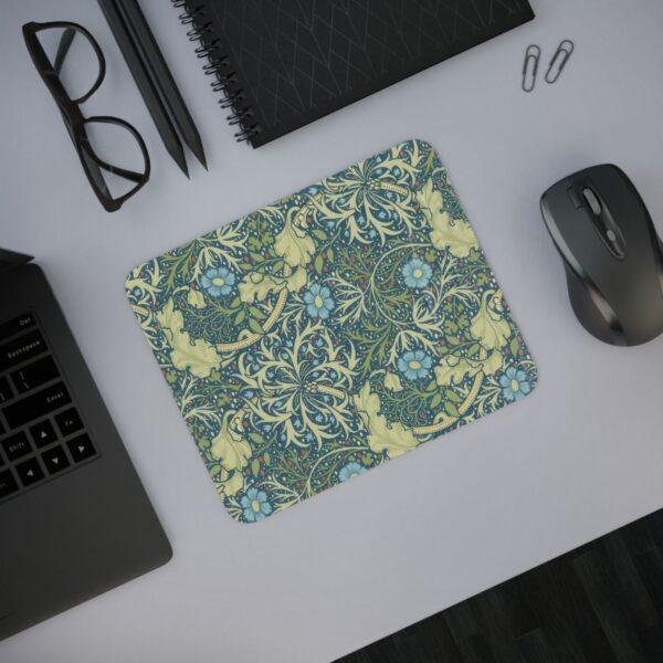 William Morris Mouse Pad - Seaweed, Desk Organization, Non-Slip Rubber Base