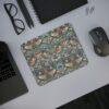 William Morris Mouse Pad - Strawberry Thief, Desk Organization, Non-Slip Rubber Base