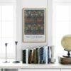 William Morris Peacock and Dragon Poster | Arts and Crafts Botanical Print