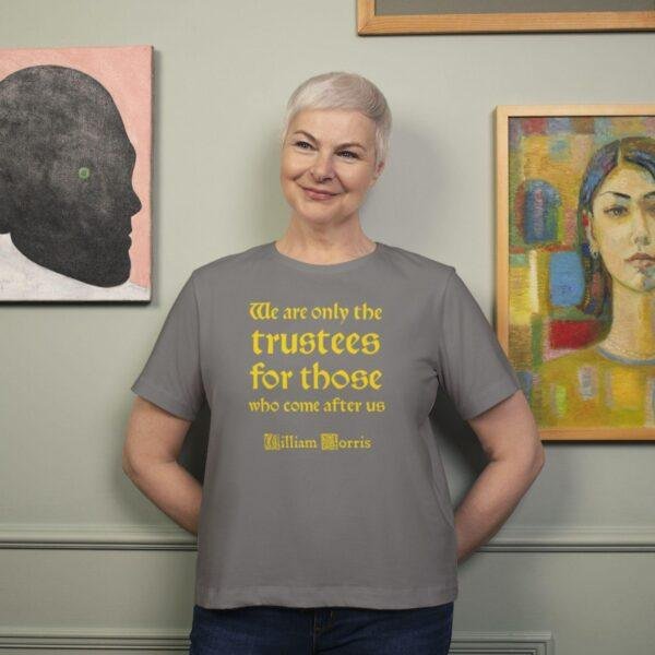 William Morris Quote T-Shirt | Floral Art, Vintage Soft Tee
