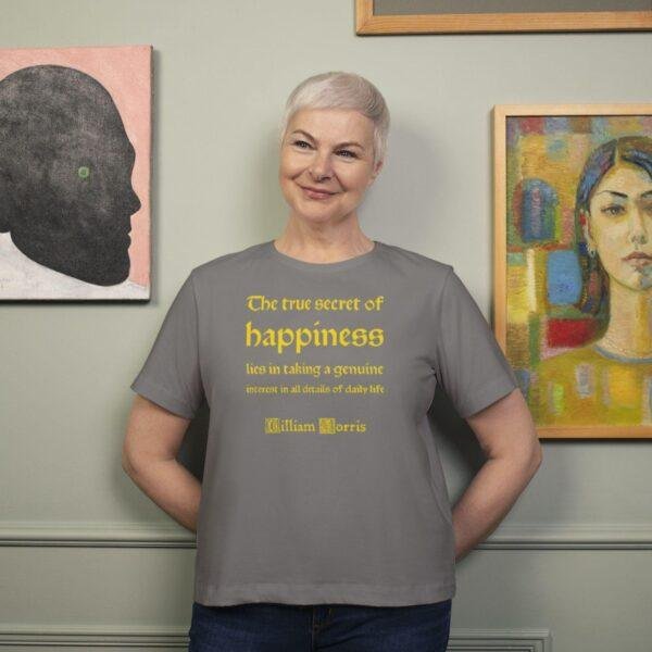 William Morris Quote T-Shirt | Floral Art, Soft Vintage Tee