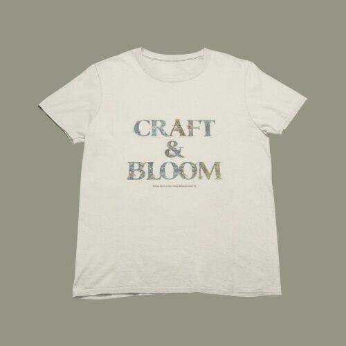 William Morris Botanical Art T-Shirt, Natural Cotton Tee