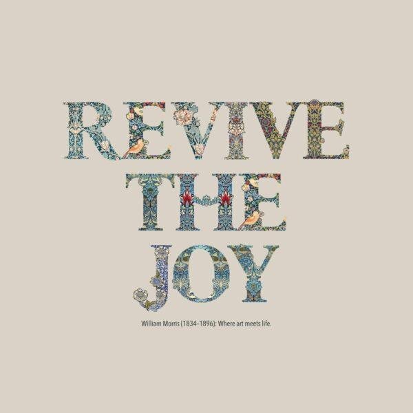 William Morris 'Revive the Joy' T-Shirt, Botanical Art Tee