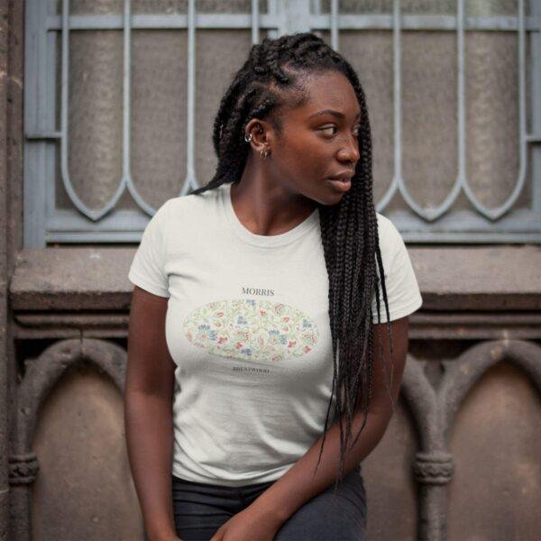 Brentwood William Morris Natural T-Shirt, Botanical Art Tee