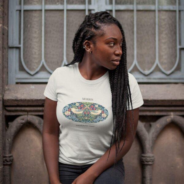 il_fullxfull.6902277578_cog9.jpg Strawberry Thief T-Shirt, William Morris Botanical Art, Nature Shirt
