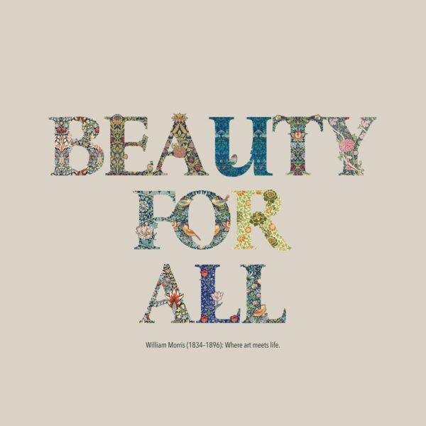 William Morris Botanical T-Shirt, Beauty for All Graphic Tee