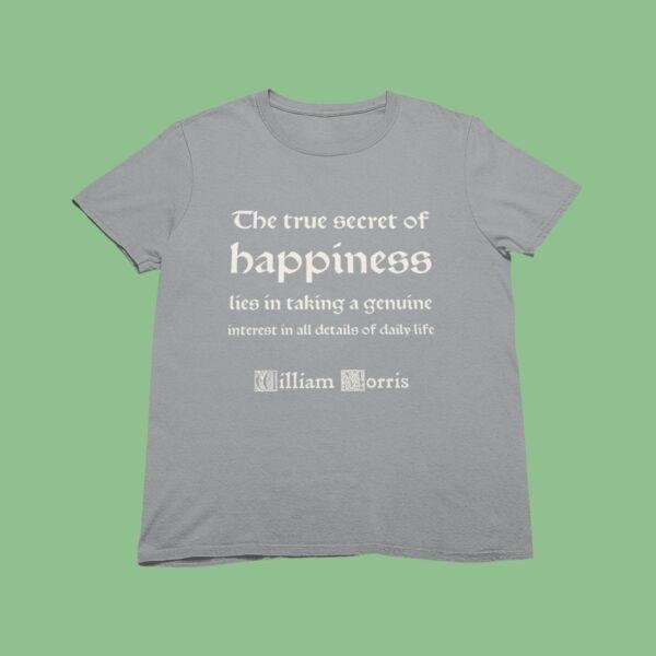 William Morris Quote T-Shirt | Floral Art, Soft Vintage Tee