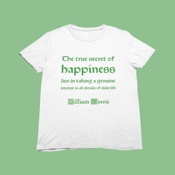 William Morris Quote T-Shirt | Floral Art, Soft Vintage Tee
