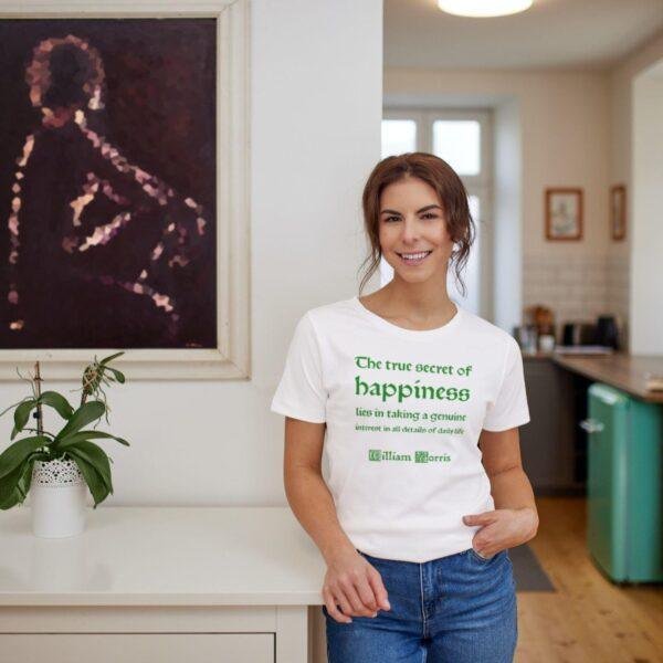 William Morris Quote T-Shirt | Floral Art, Soft Vintage Tee