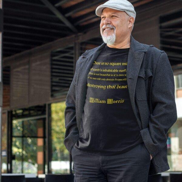 William Morris Quote T-Shirt | Floral Arts & Crafts Tee