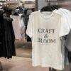 William Morris Botanical Art T-Shirt, Natural Cotton Tee