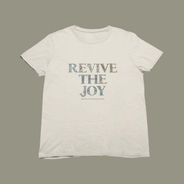 William Morris 'Revive the Joy' T-Shirt, Botanical Art Tee