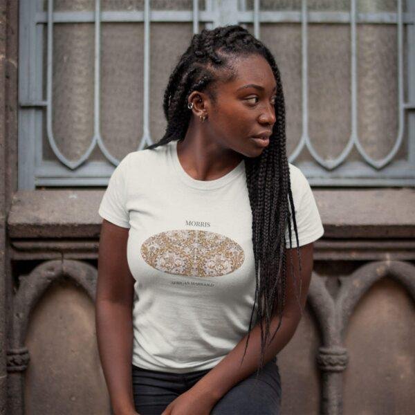 African Marigold William Morris T-Shirt, Botanical Floral Tee
