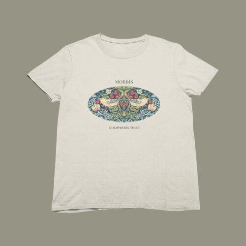Strawberry Thief T-Shirt, William Morris Botanical Art, Nature Shirt