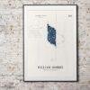 William Morris Art Print - Flower Pot, Victorian Decor, Modern Farmhouse, Gallery Matte