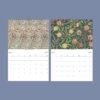 William Morris - Marigold, Calendar for Home, Victorian Design, Semi-Glossy Paper