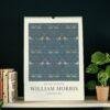 William Morris - Birds, Calendar for Home, Victorian Design, Semi-Glossy Paper