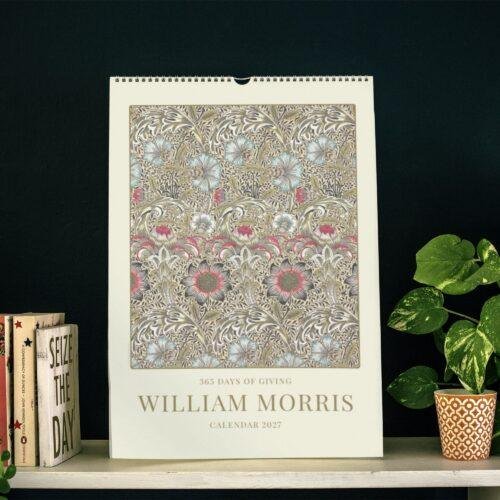 William Morris - Corncockle, Calendar for Home, Victorian Design, Semi-Glossy Paper