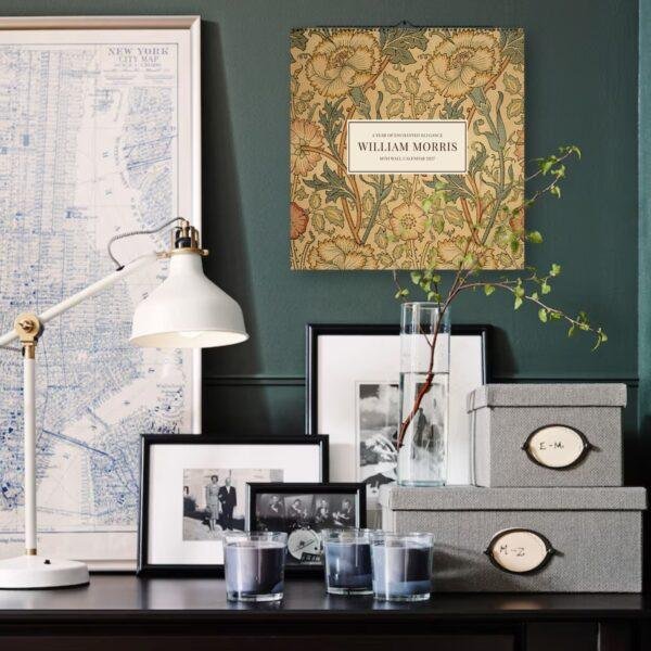 William Morris - Cray, Wall Planner, Victorian Pattern, Semi-Glossy Paper