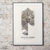 William Morris Art Print - Dove and Rose, Victorian Decor, Modern Farmhouse, Gallery Matte