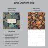 Forest (4) William Morris - Forest, Wall Planner, Victorian Pattern, Semi-Glossy Paper