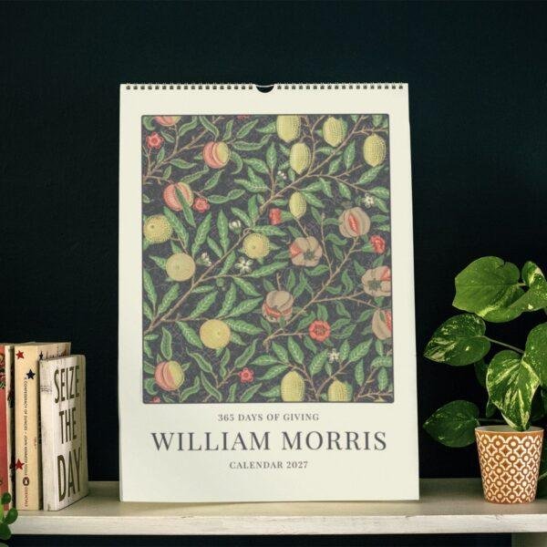 William Morris - Fruit, Calendar for Home, Victorian Design, Semi-Glossy Paper