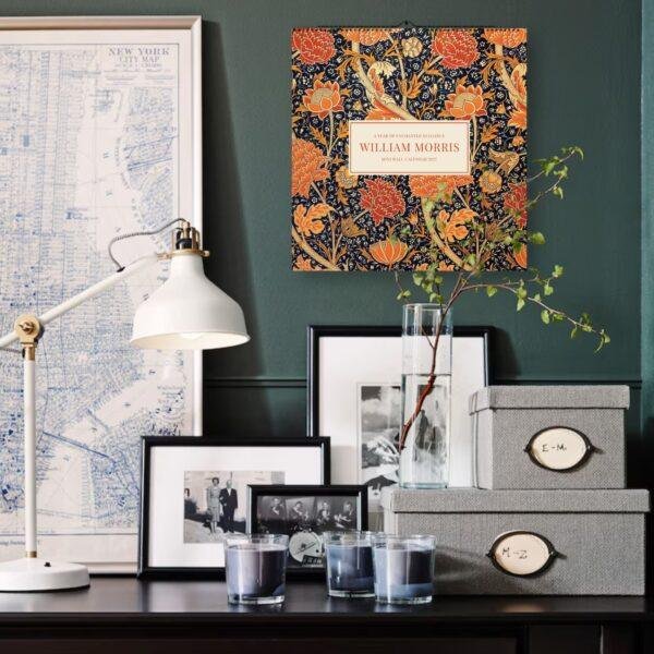 William Morris - Honeysuckle, Wall Planner, Victorian Pattern, Semi-Glossy Paper