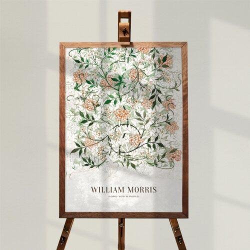 William Morris Art Print - Jasmine, Victorian Decor, Modern Farmhouse, Gallery Matte