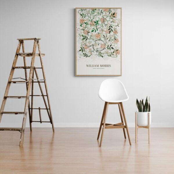 William Morris Art Print - Jasmine, Victorian Decor, Modern Farmhouse, Gallery Matte