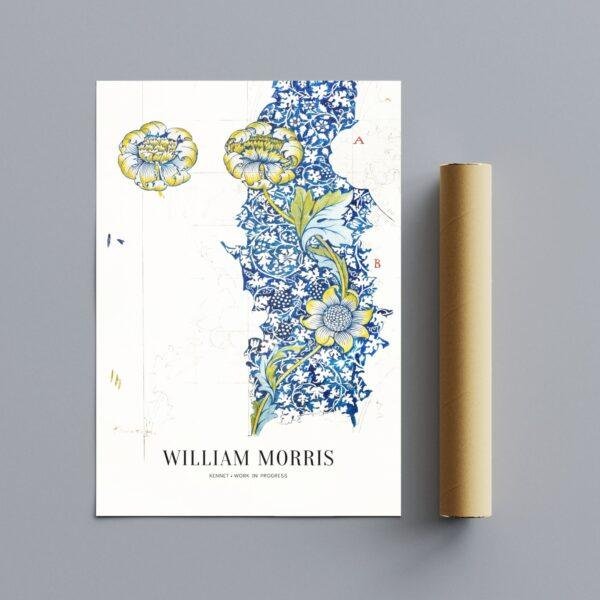 William Morris Art Print - Kennet, Victorian Decor, Modern Farmhouse, Gallery Matte