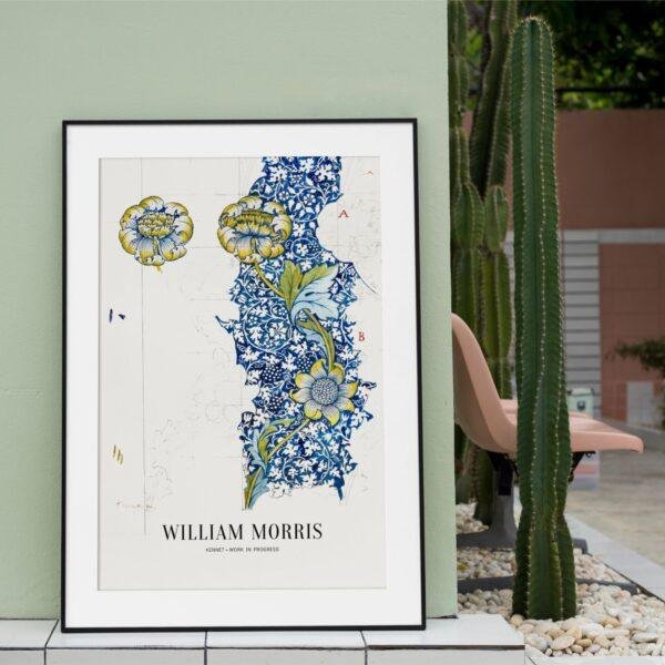 William Morris Art Print - Kennet, Victorian Decor, Modern Farmhouse, Gallery Matte